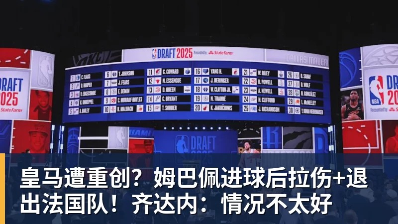 皇马遭重创？姆巴佩进球后拉伤+退出法国队！齐达内：情况不太好
